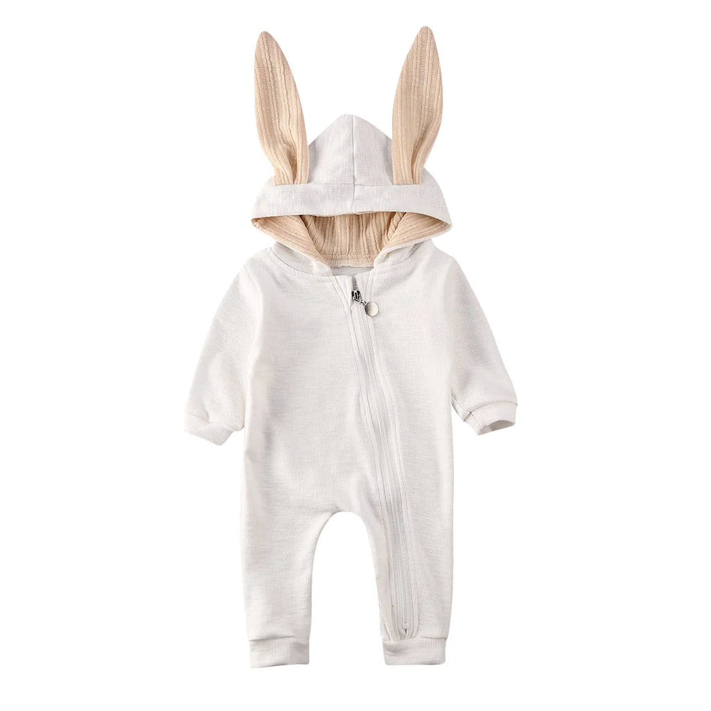 Mini Bunny Cotton Hooded Romper