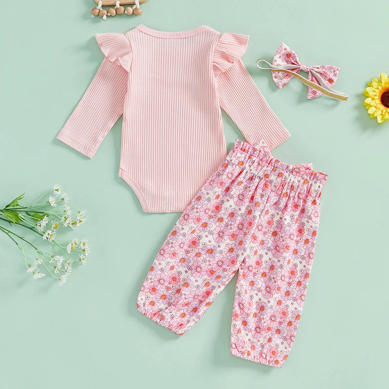 Mini Ruffle Romper Set