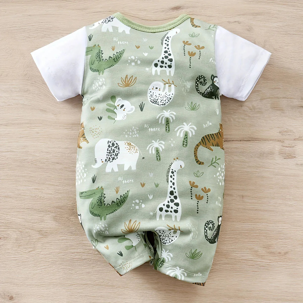Mini Zoo Print Romper