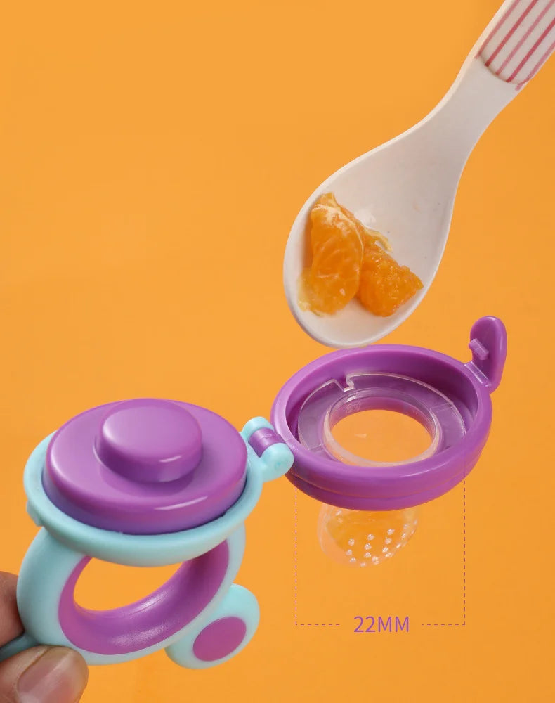 Mini Fruit Feeder Pacifier – Silicone Teething Toy
