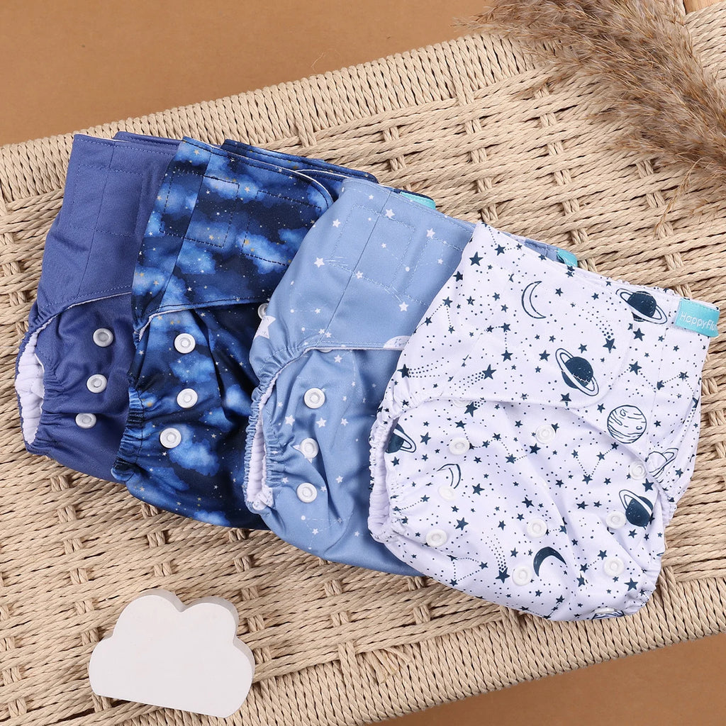 Mini Cloth Diapers – 4pcs Eco Set