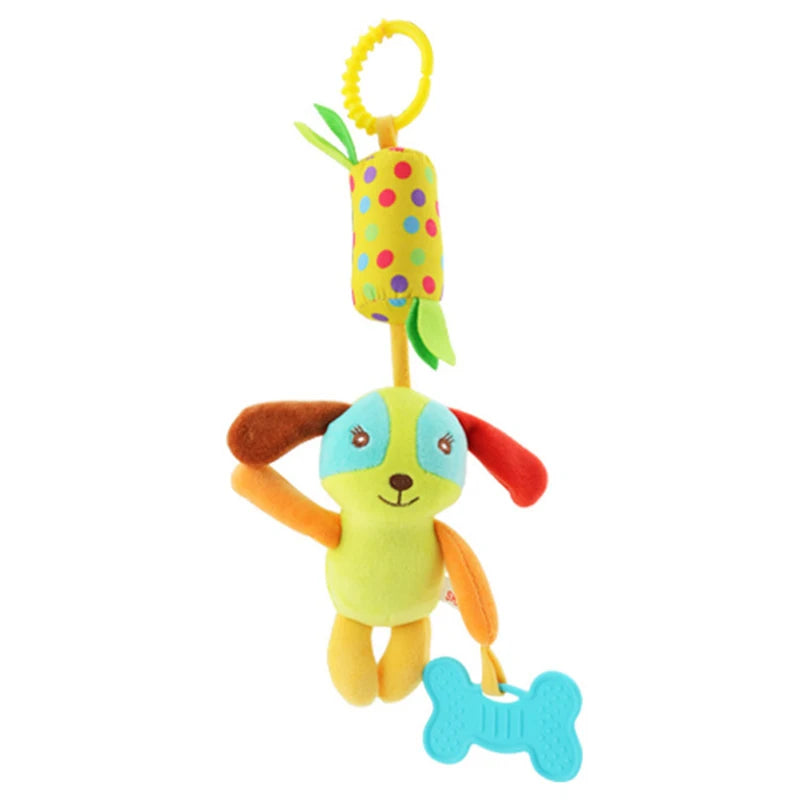 Mini Animal Rattle – Soft Giraffe & Zebra