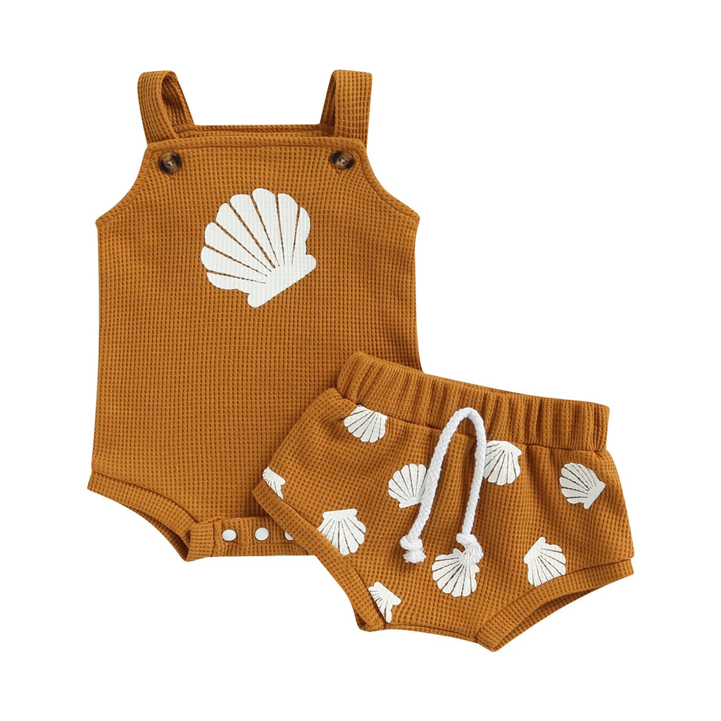 Mini Shell Print Summer Set