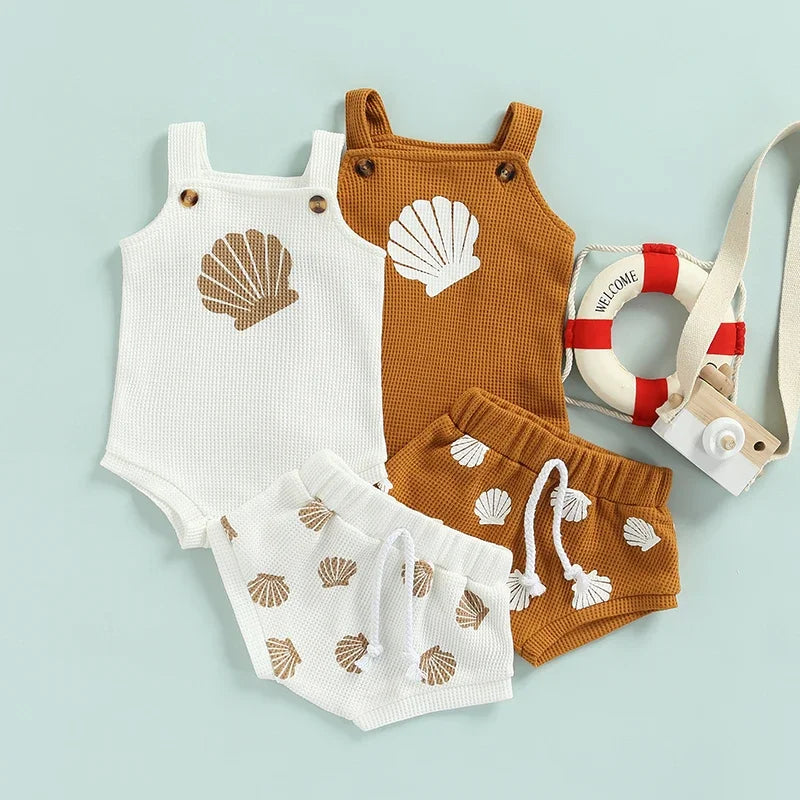 Mini Shell Print Summer Set