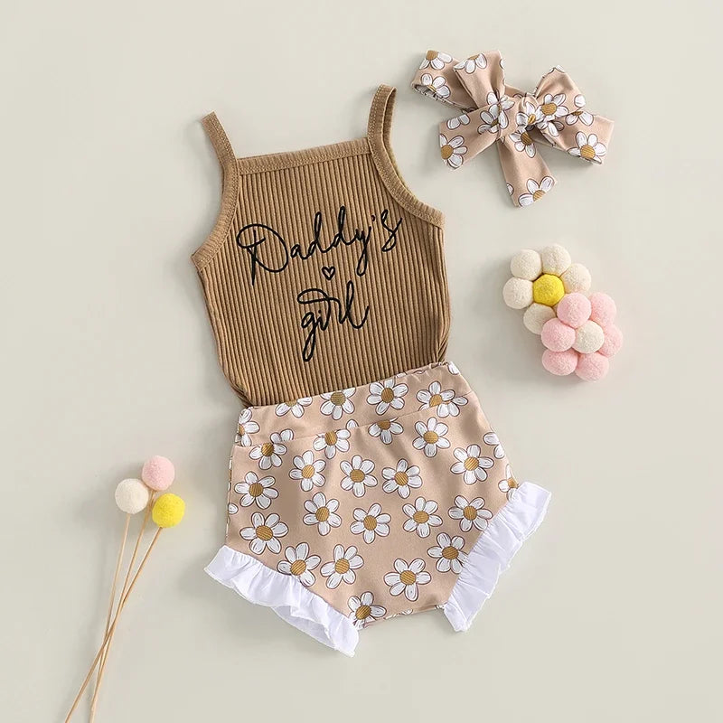 Mini Knit Romper & Shorts Set