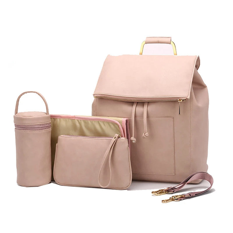 MiniMum Leather Diaper Bag