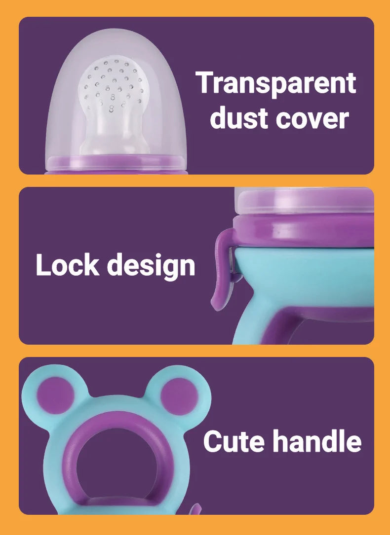 Mini Fruit Feeder Pacifier – Silicone Teething Toy