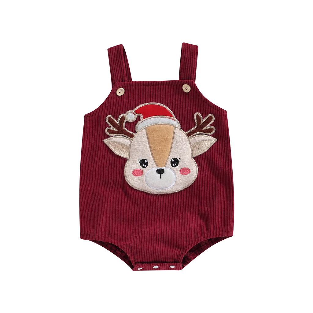 Mini Elk Corduroy Romper