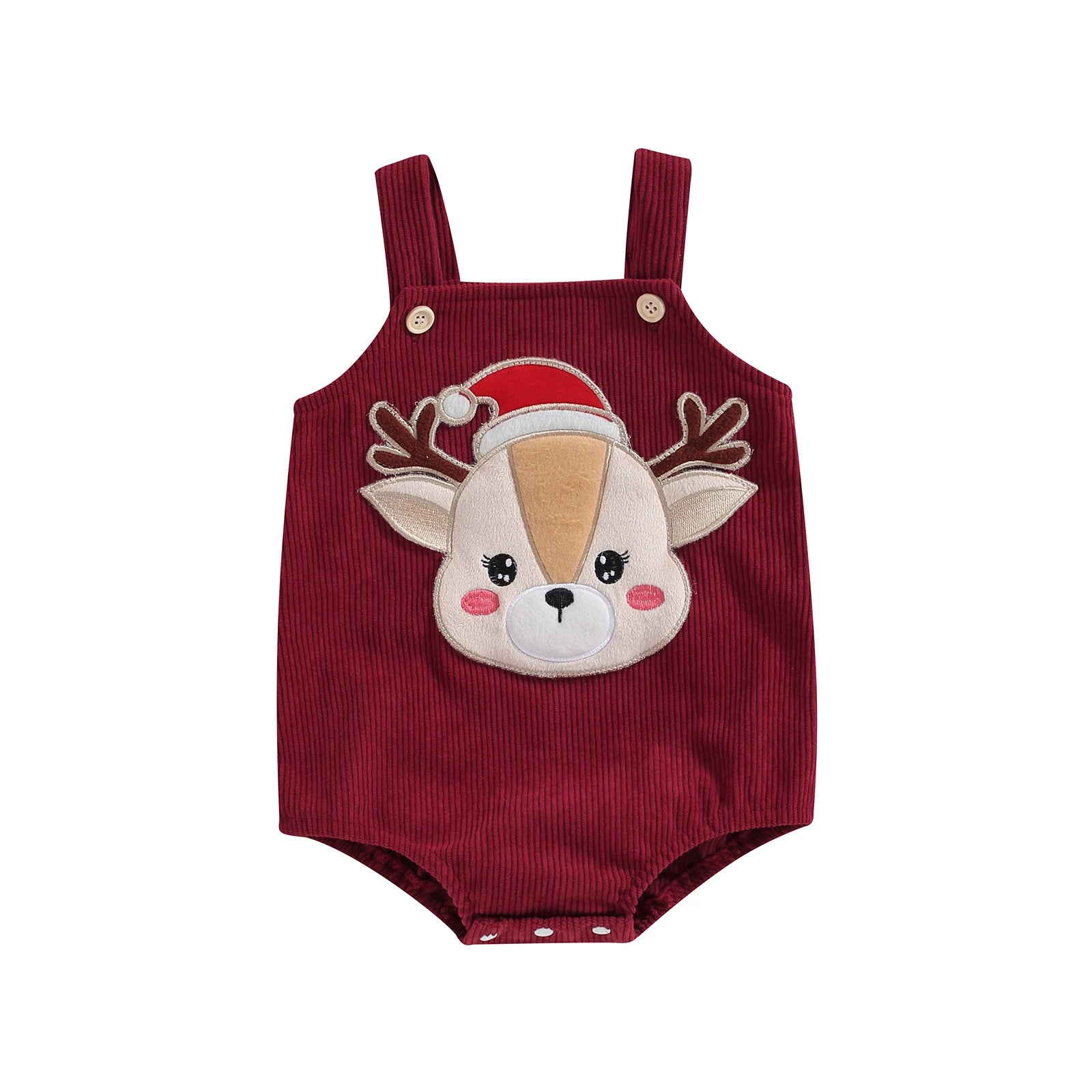 Mini Elk Corduroy Romper