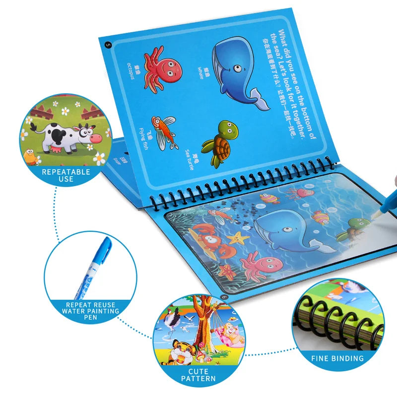 Mini Magic Water Drawing Book