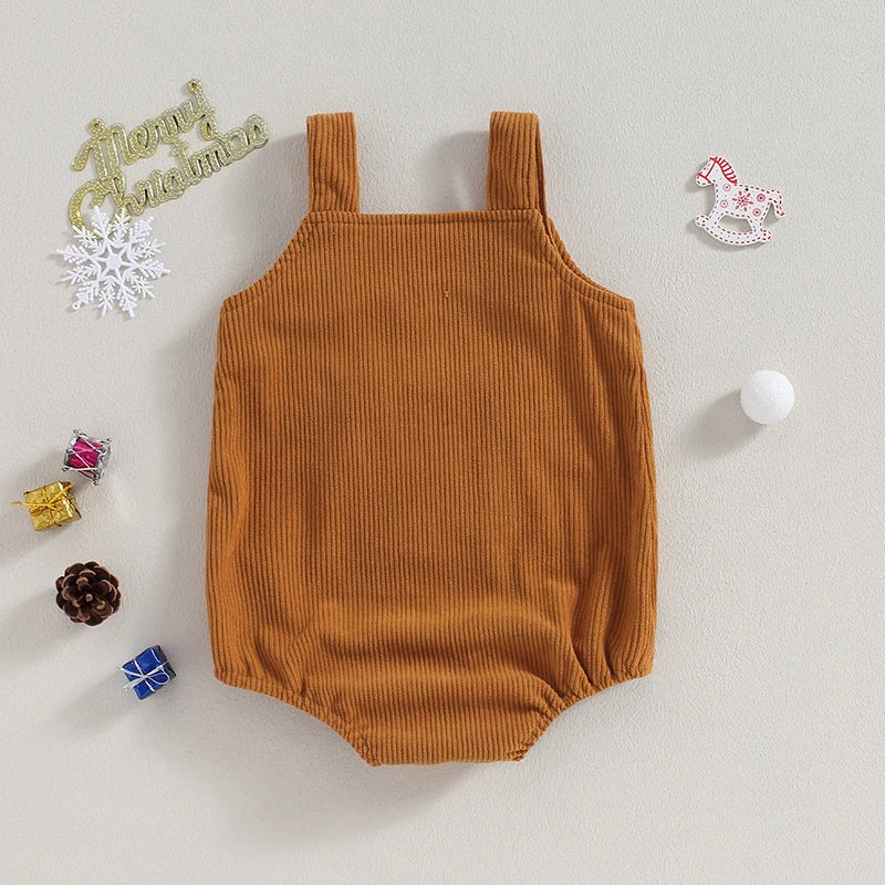 Mini Elk Corduroy Romper