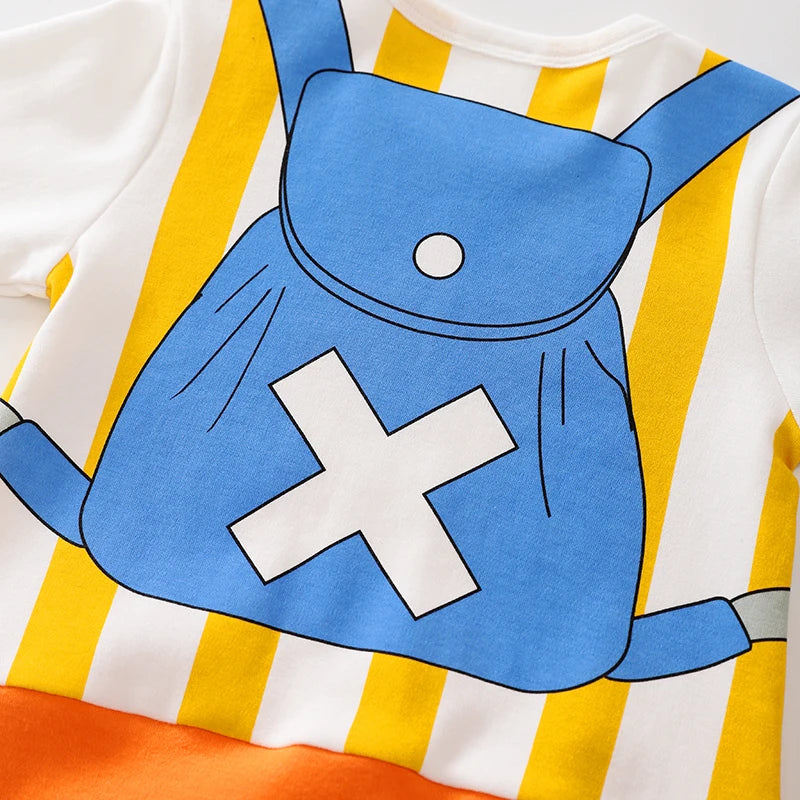 Mini Cartoon Cosplay Romper