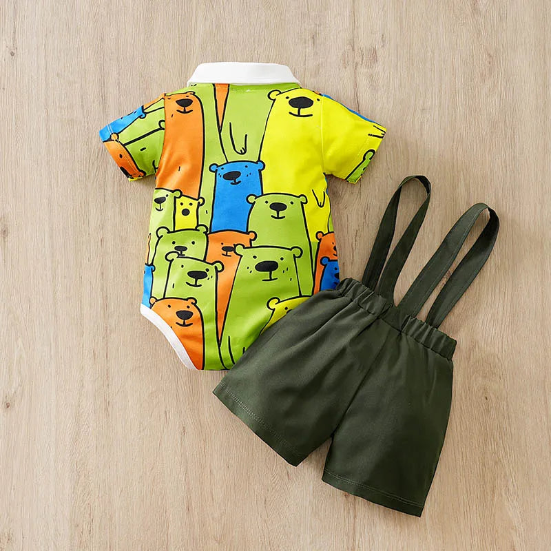 Mini Bear Summer Outfit Set