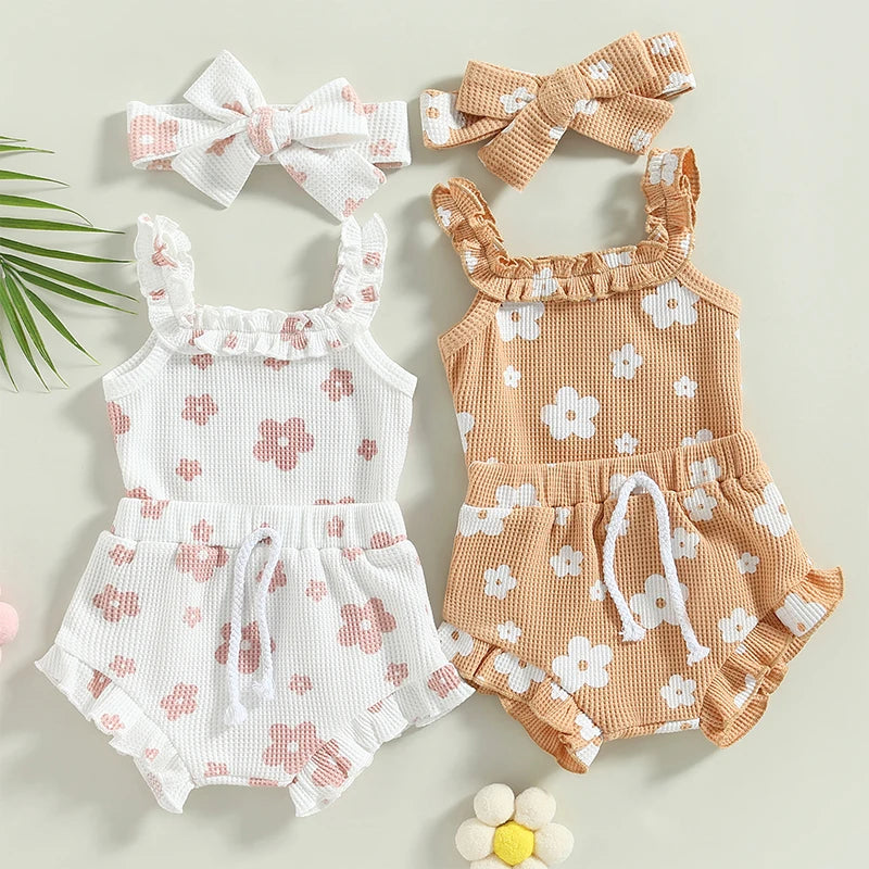 Mini Floral Summer Outfit Set