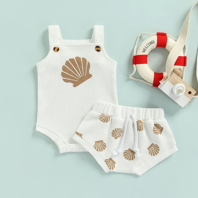 Mini Shell Print Summer Set