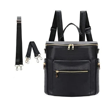 Mini PU Leather Diaper Bag