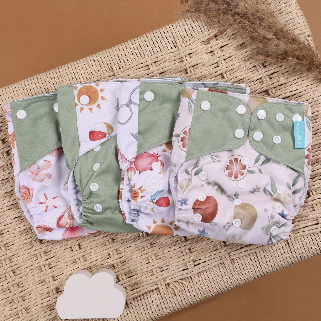 Mini Cloth Diapers – 4pcs Eco Set