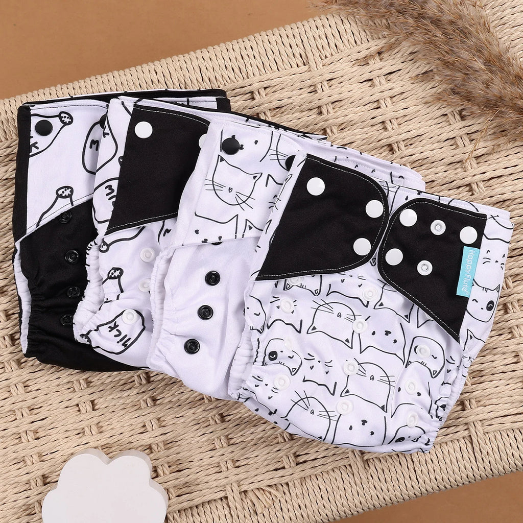 Mini Cloth Diapers – 4pcs Eco Set