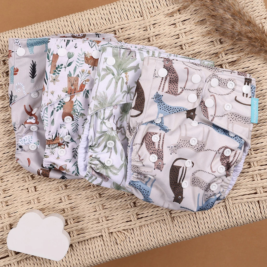 Mini Cloth Diapers – 4pcs Eco Set