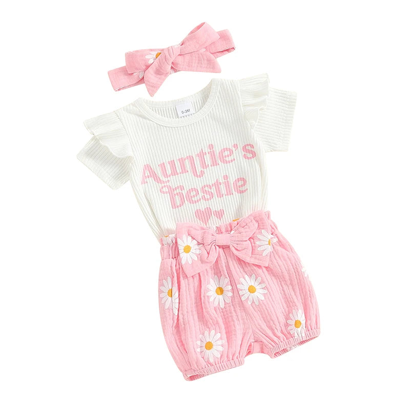 Mini Floral Shorts & Romper Set