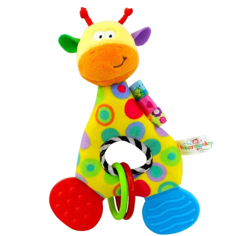 Mini Baby Rattle & Teether – Handheld Toy Giraffe