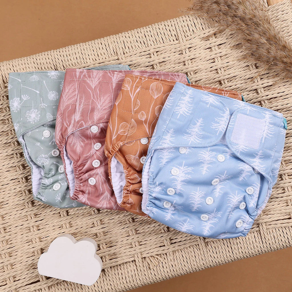 Mini Cloth Diapers – 4pcs Eco Set