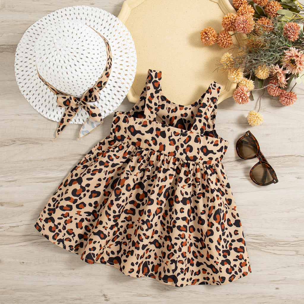 Mini Leopard Bow Dress