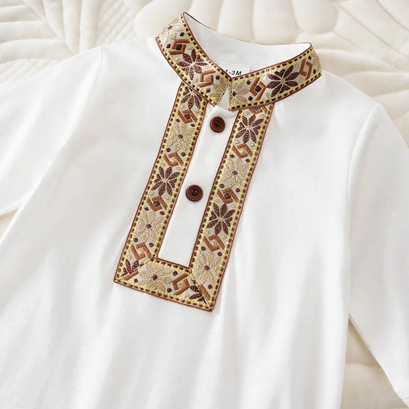 Mini Autumn Print Romper