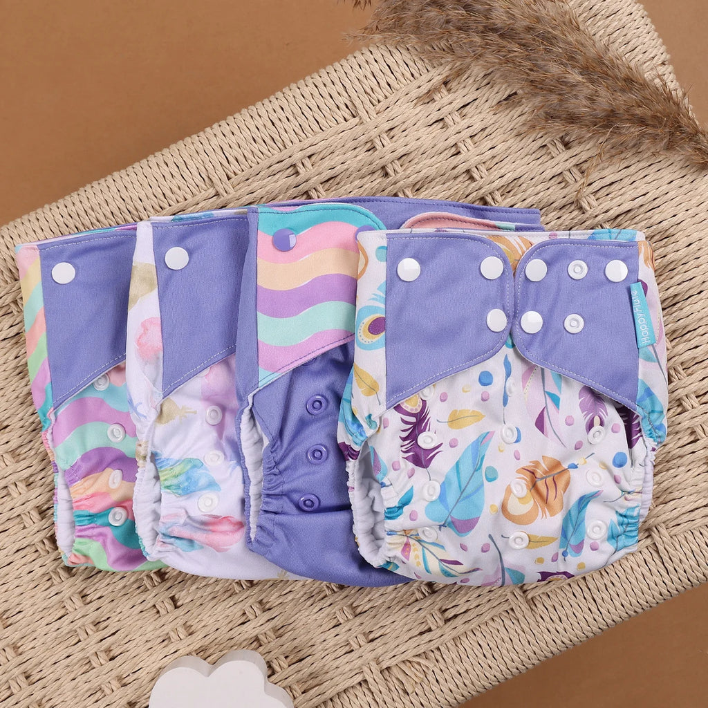 Mini Cloth Diapers – 4pcs Eco Set