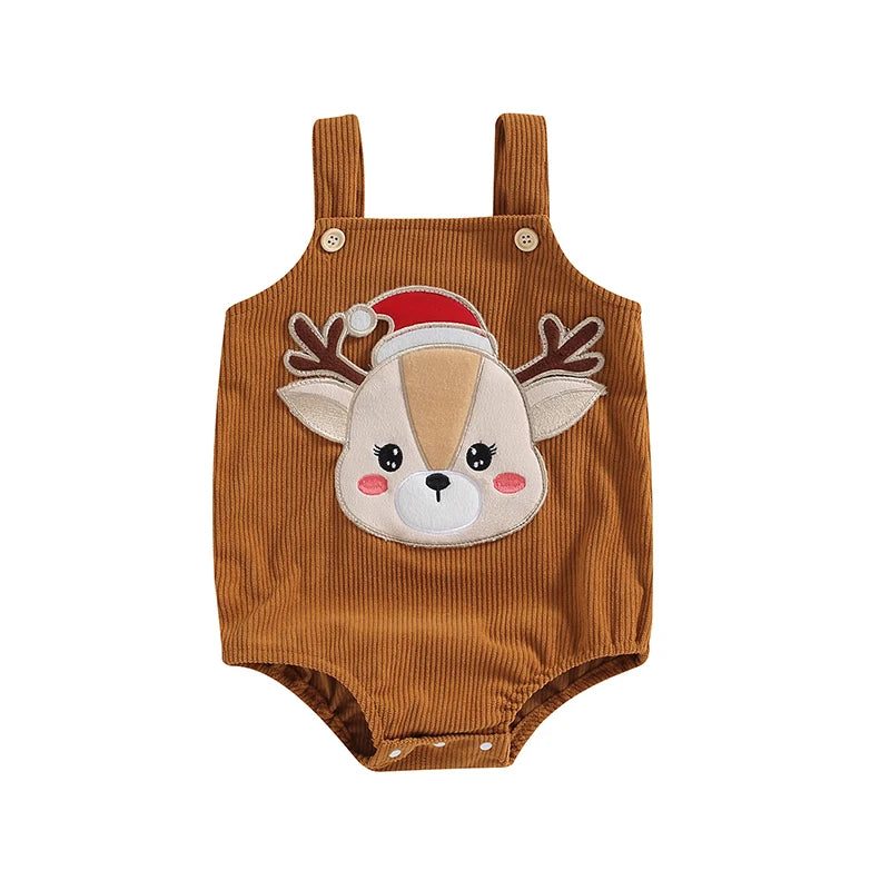 Mini Elk Corduroy Romper