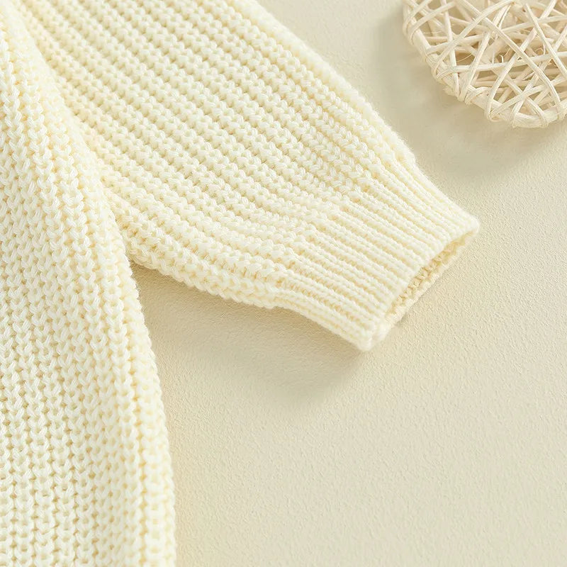 Mini Letter Embroidered Sweater