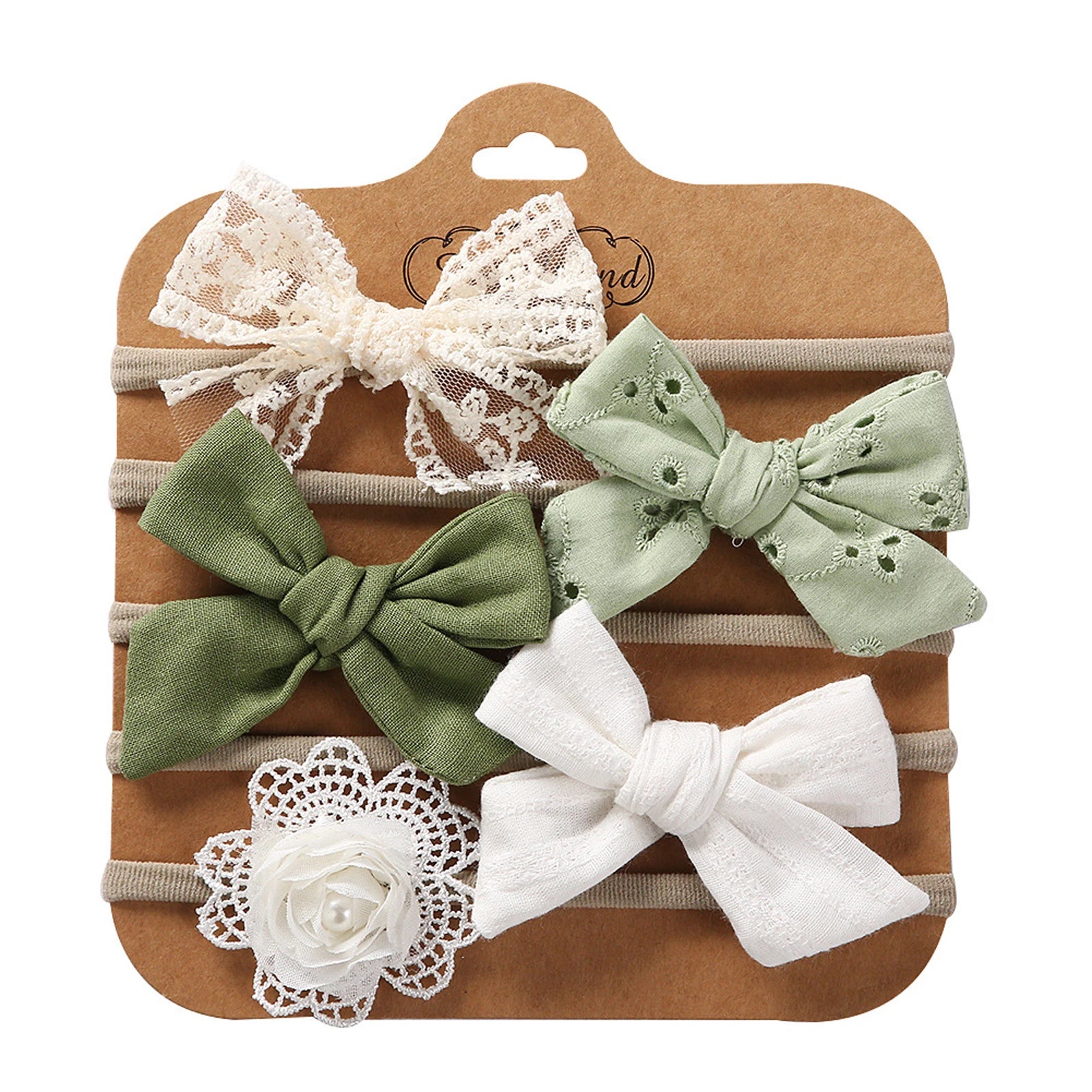 Mini Bowknot Headband Set