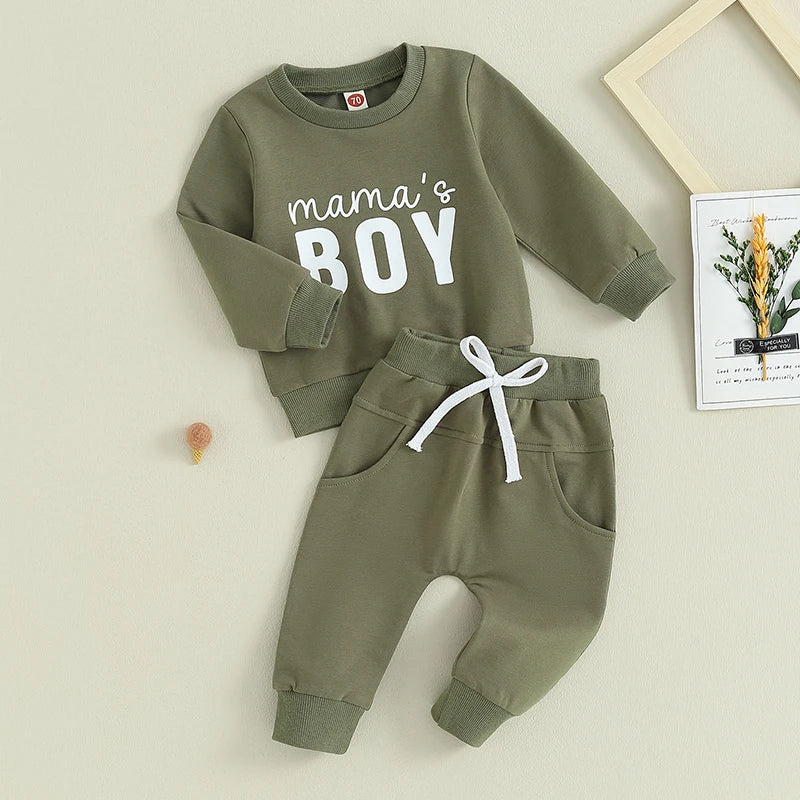 Mini Camouflage Pullover Pants Set