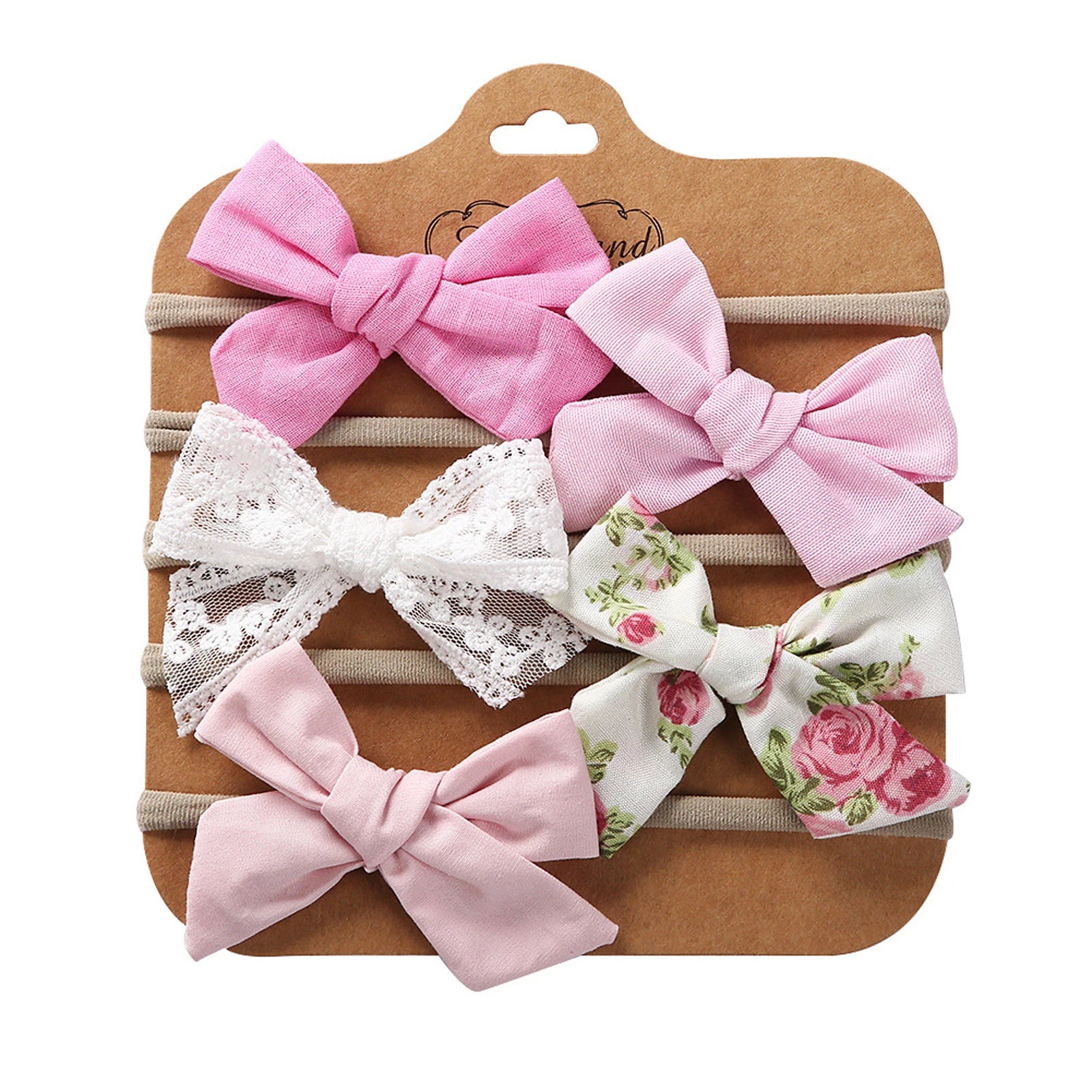 Mini Bowknot Headband Set