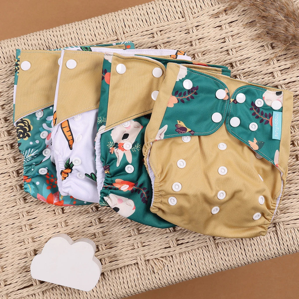 Mini Cloth Diapers – 4pcs Eco Set