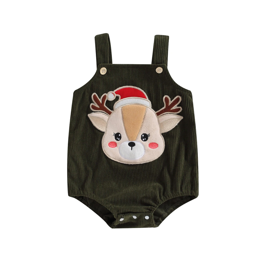 Mini Elk Corduroy Romper