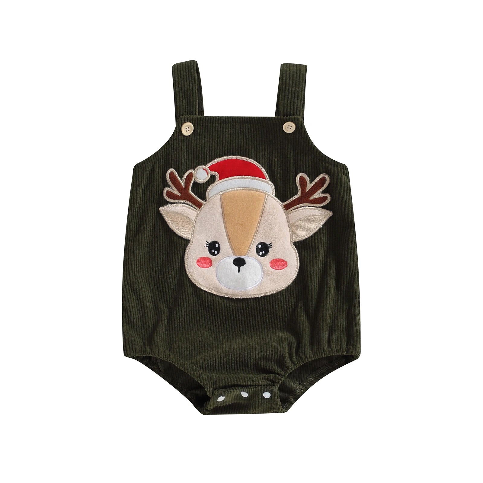 Mini Elk Corduroy Romper