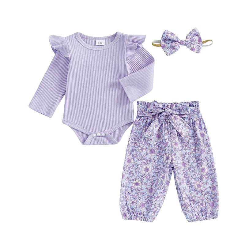 Mini Ruffle Romper Set