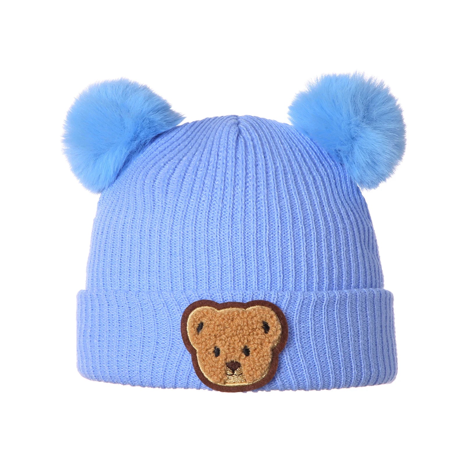 Mini Bear Knit Winter Hat