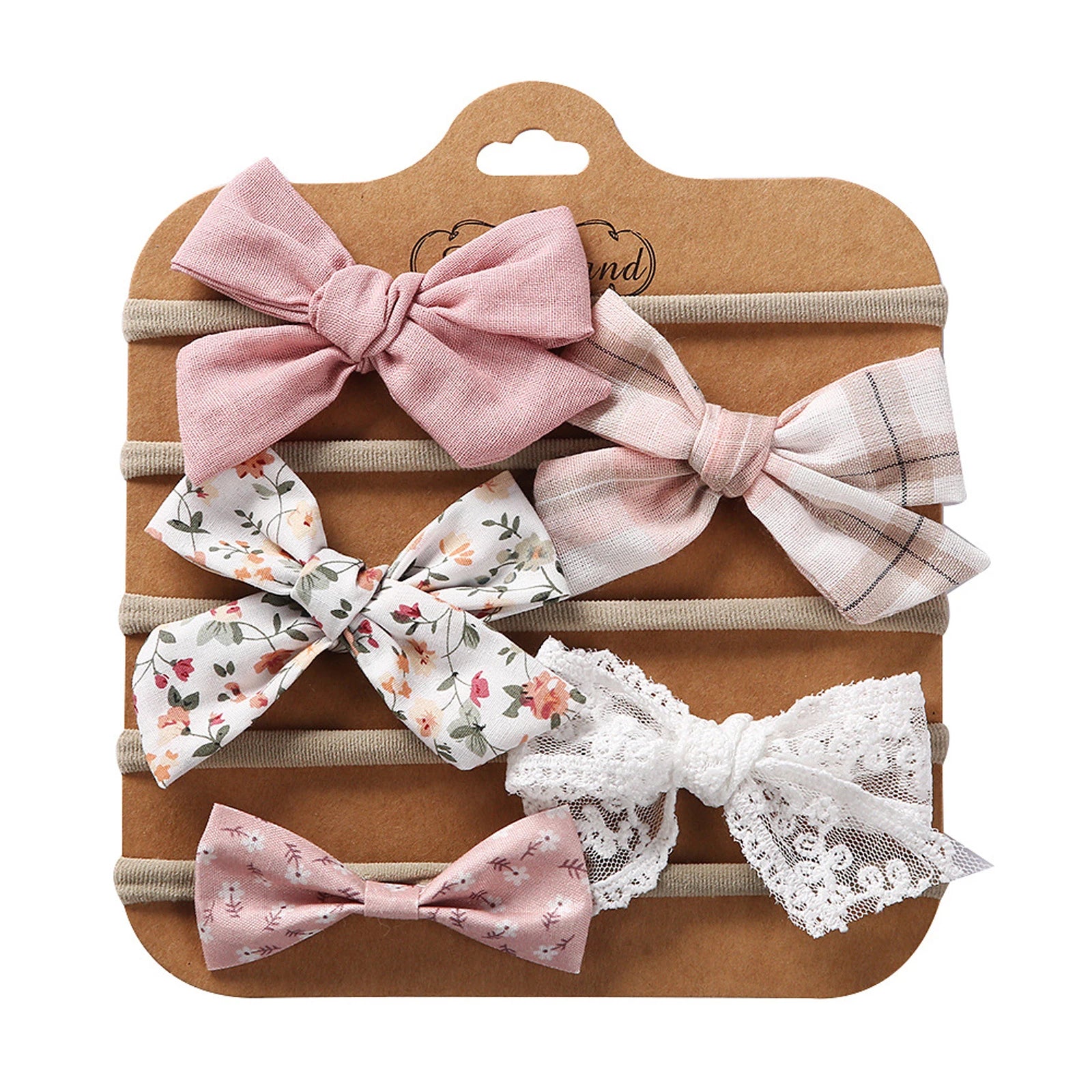 Mini Bowknot Headband Set