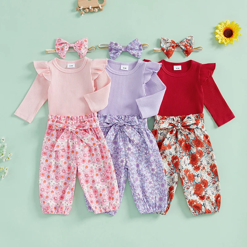 Mini Ruffle Romper Set