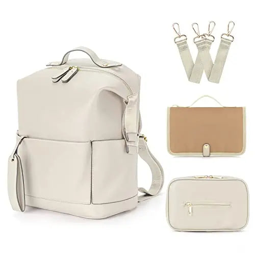 MiniMum Leather Diaper Bag