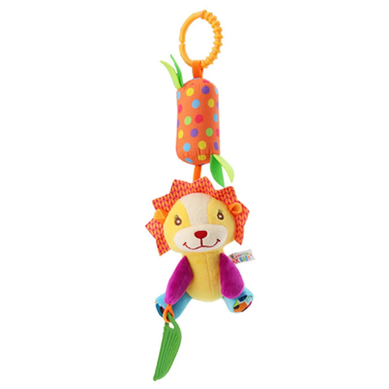 Mini Animal Rattle – Soft Giraffe & Zebra