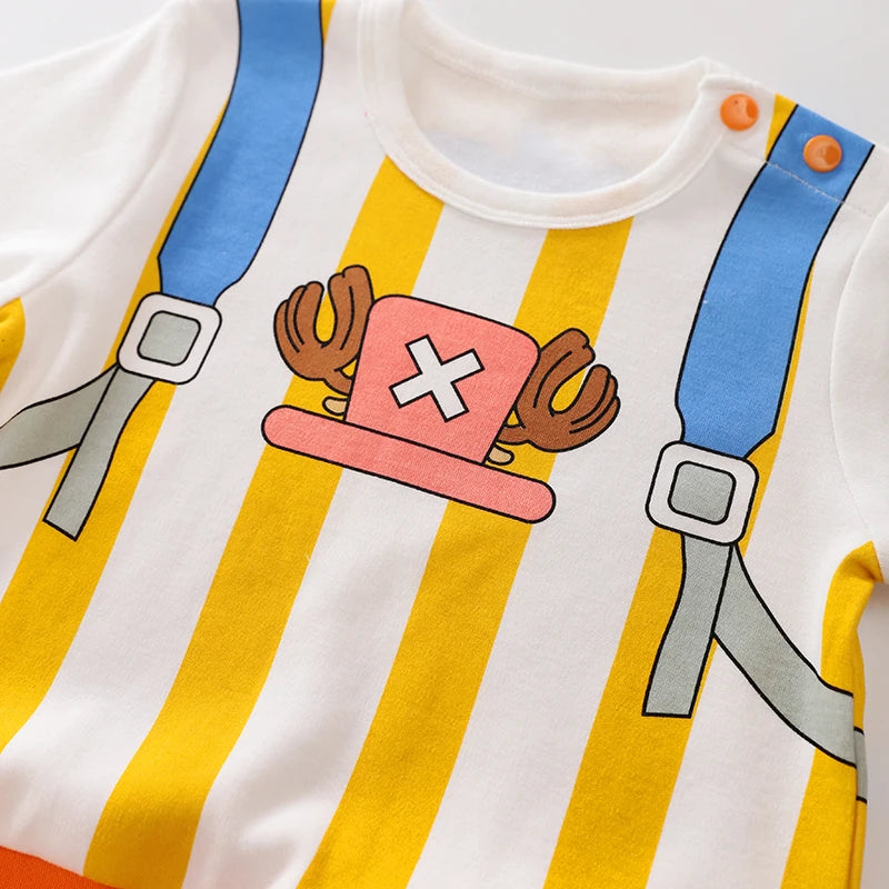 Mini Cartoon Cosplay Romper