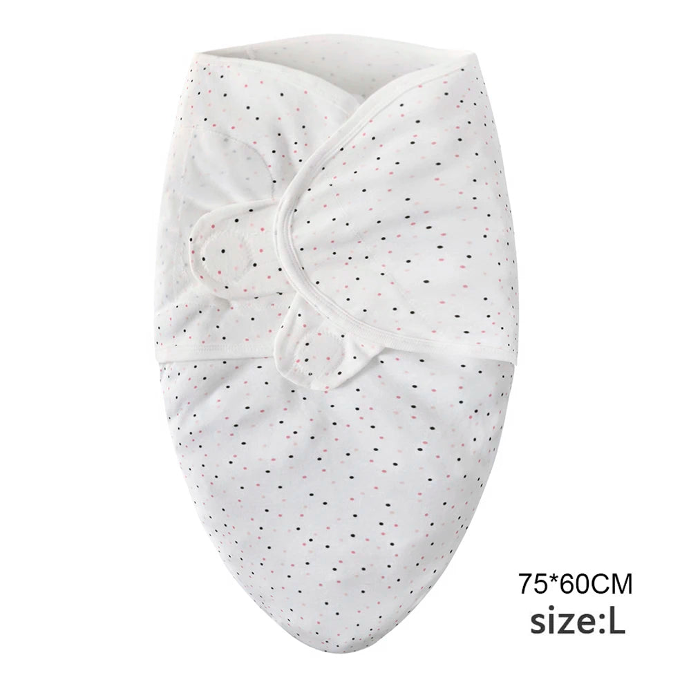 Mini Cartoon Swaddle & Hat Set