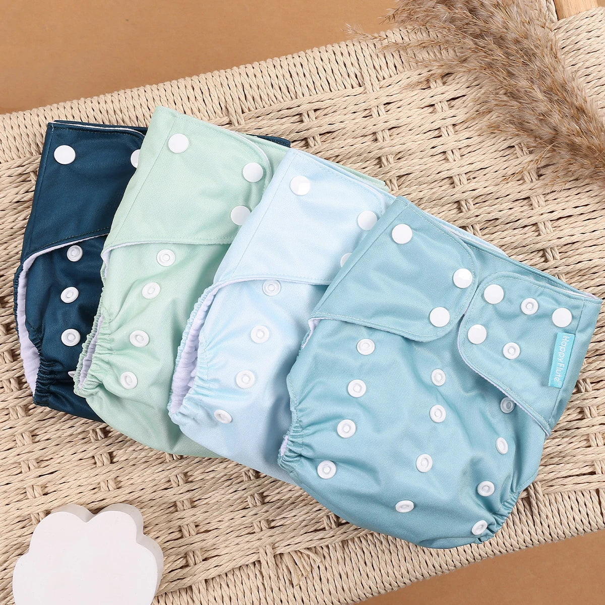 Mini Cloth Diapers – 4pcs Eco Set