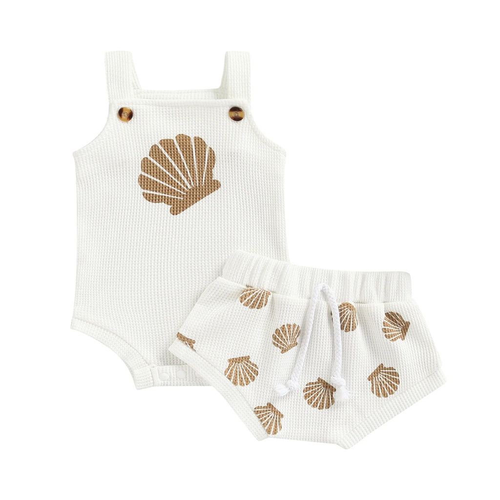 Mini Shell Print Summer Set