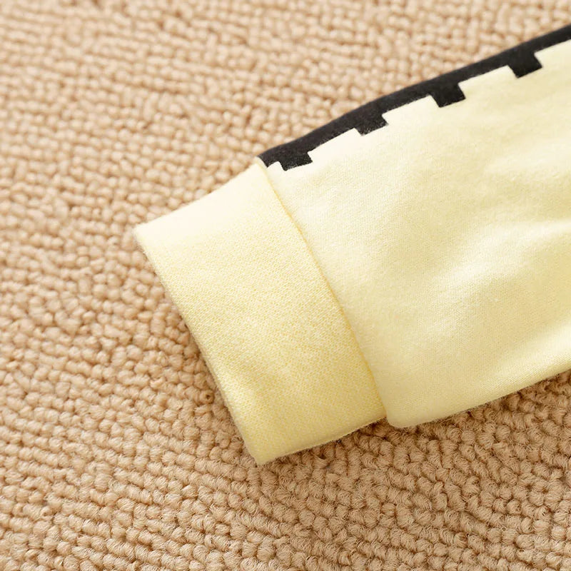 Mini Yellow Black Romper