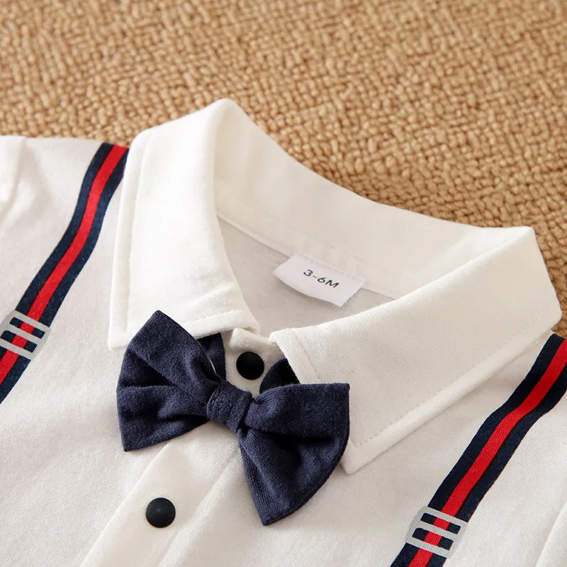 Mini Gentleman Tie Romper