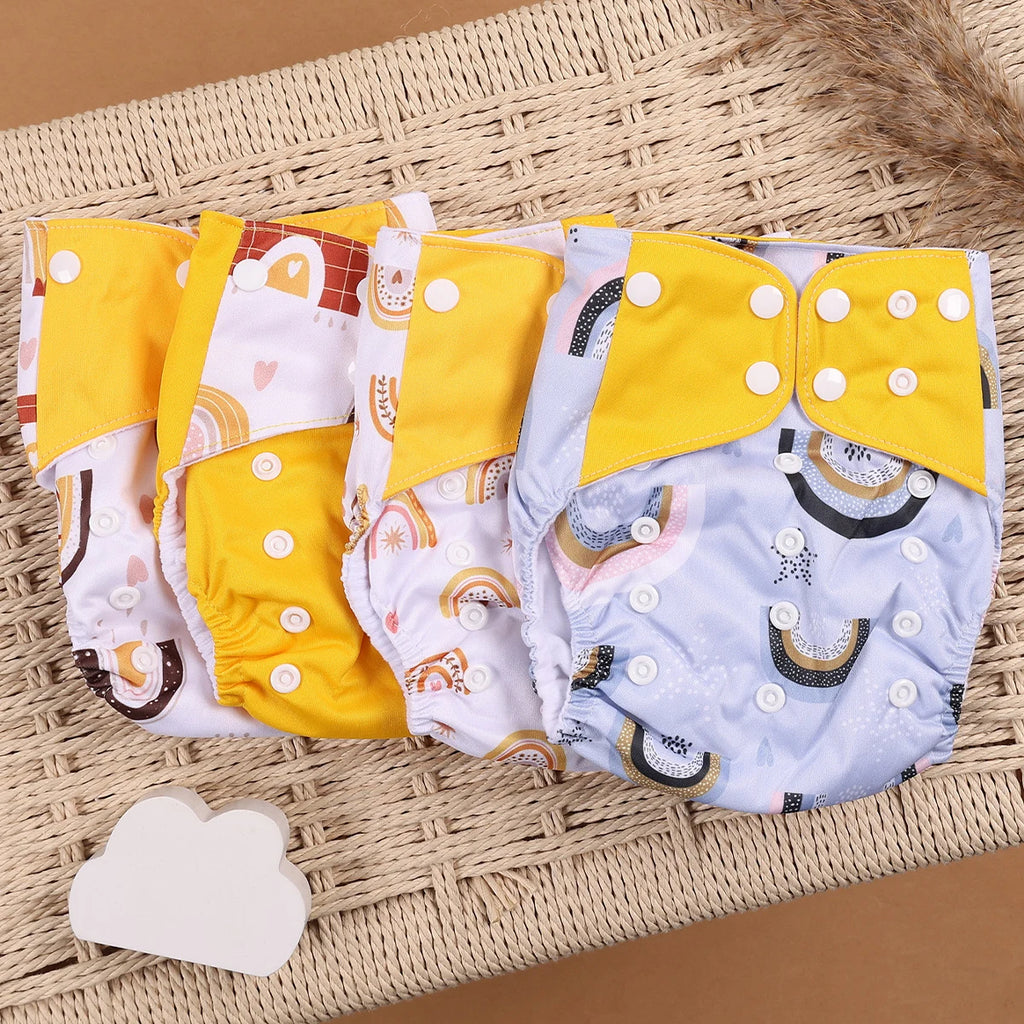 Mini Cloth Diapers – 4pcs Eco Set